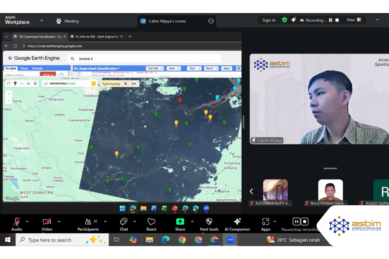 Mini Course ASBIM Penerapan GEE untuk Analisis Deforestasi
