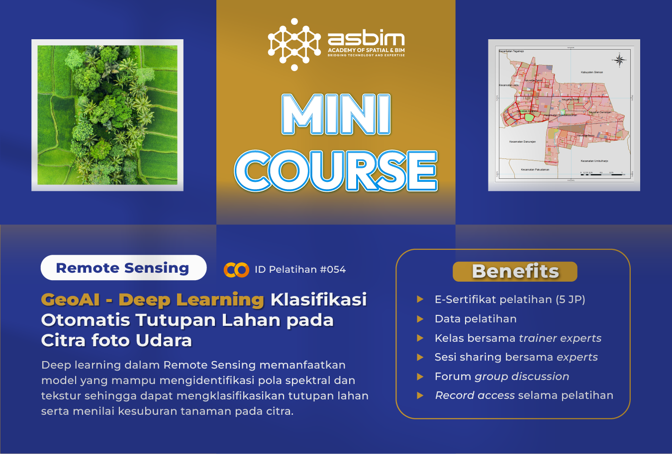 GeoAI Klasifikasi Otomatis Tutupan Lahan pada Citra Foto Udara
