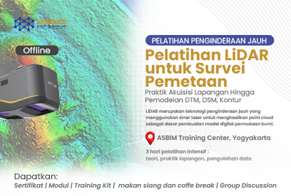 Pelatihan LiDAR untuk Survei Pemetaan: Dari Akuisisi hingga DTM