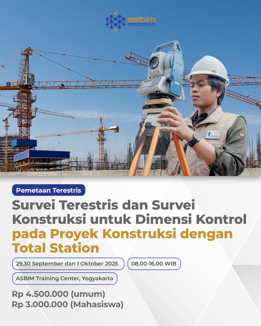 Pelatihan Total Station untuk Survey Konstruksi