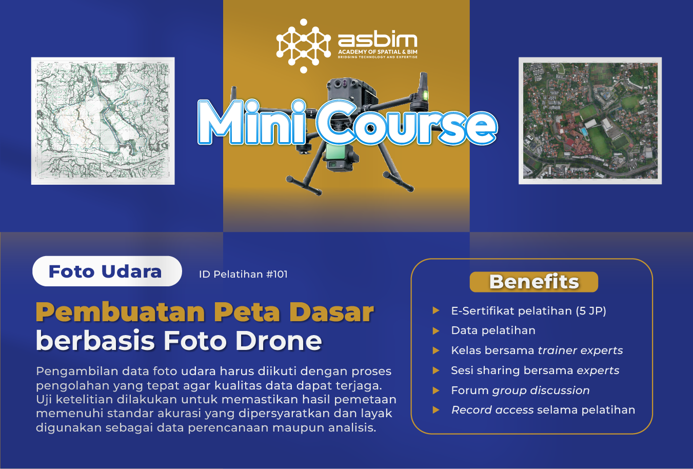 Pembuatan Peta Dasar Berbasis Foto Drone