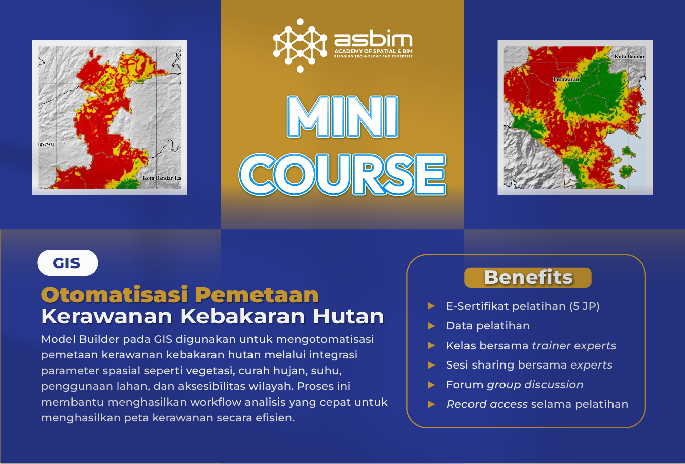 Otomatisasi Pemetaan Lahan Rawan Kebakaran Hutan
