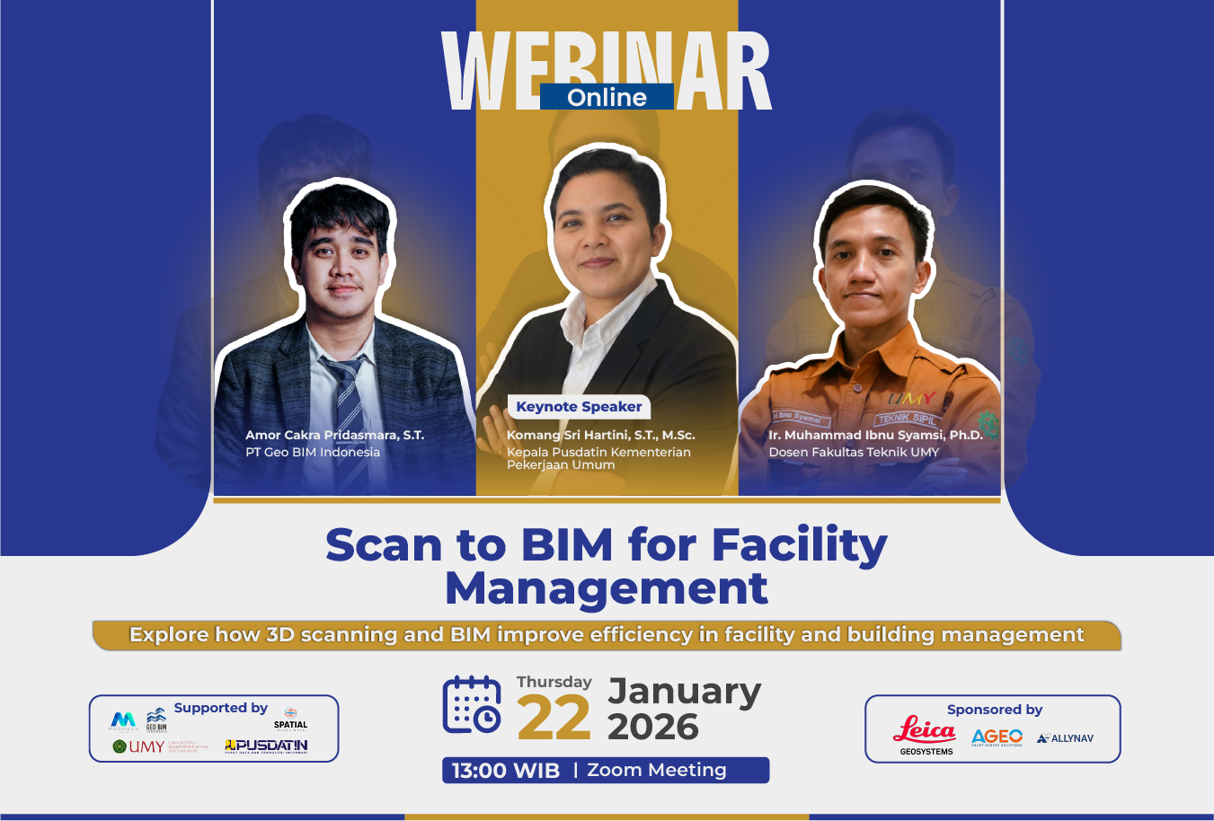 SCAN TO BIM FOR FACILITY MANAGEMENT